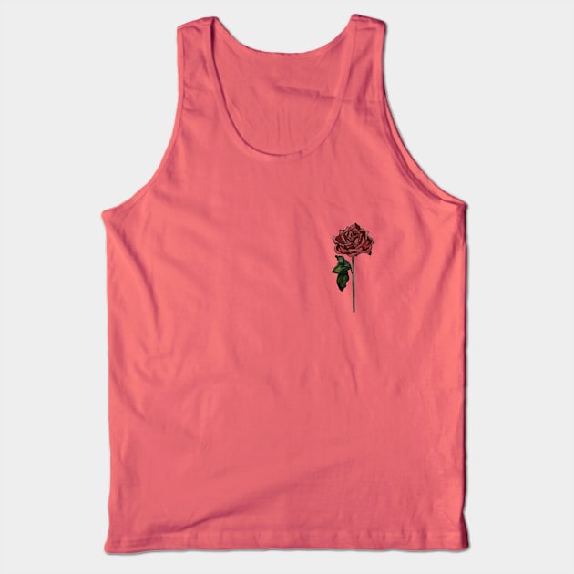 flower Tank Top by rebelshop